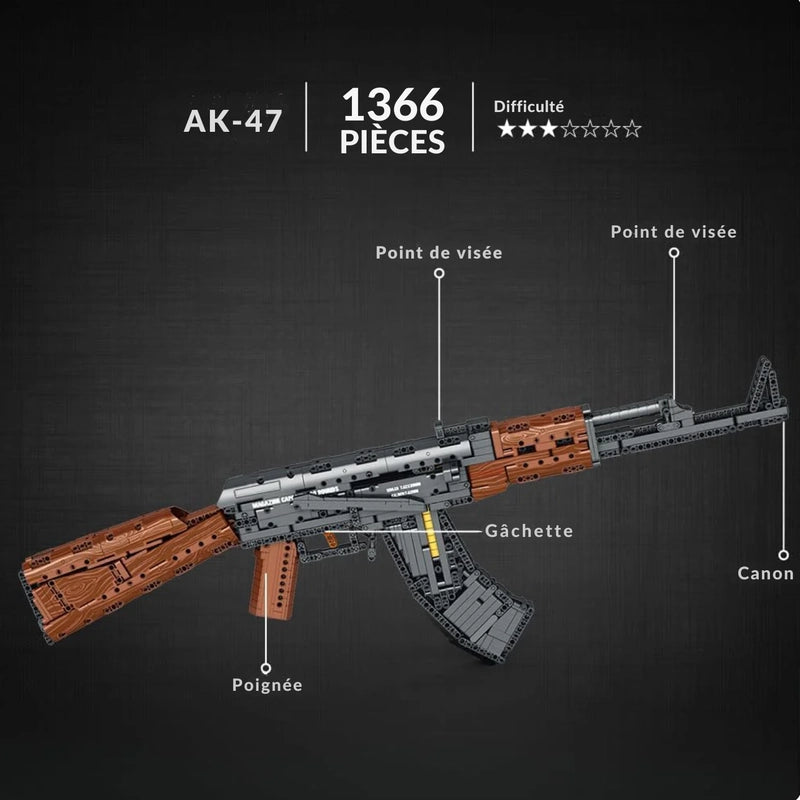 AK-47 BlocGun™ 1500 pièces