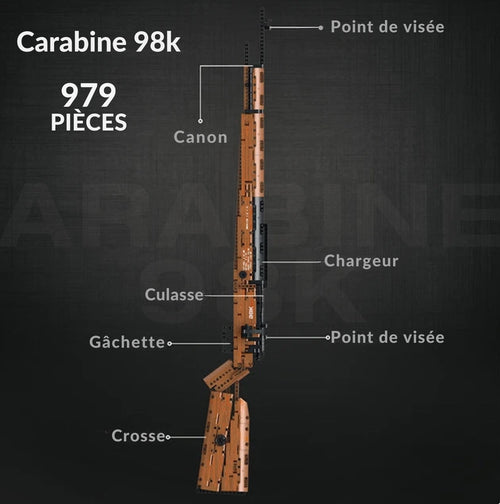 Carabine 98k BlocGun™ 979 pièces